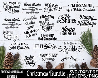Free Svg Files For Cricut Christmas Etsy