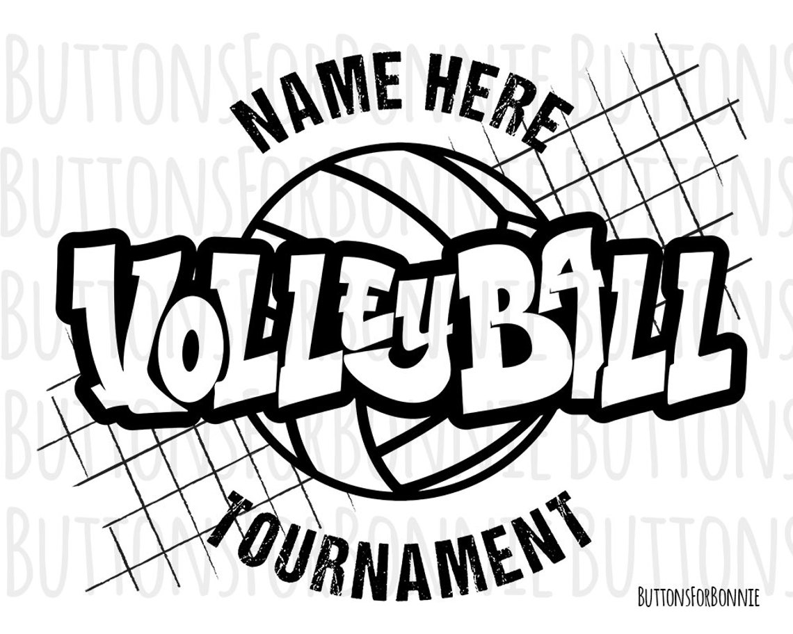 Volleyball Svg Volleyball Logo Volleyball Tournament - Etsy