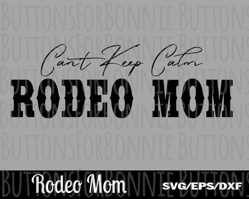 Download Rodeo mom svg digital cutting file rodeo svg horse svg | Etsy