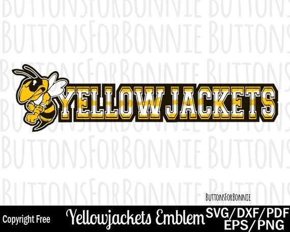 Yellowjackets Svg Swoosh Svg Basketball Football Baseball Etsy