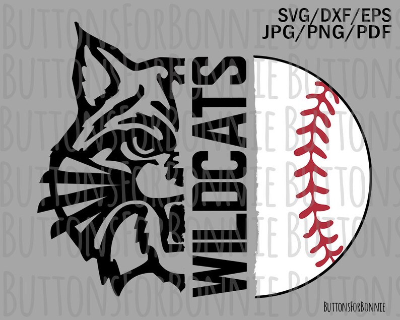 Download Wildcats baseball svg baseball svg baseball mom svg cut | Etsy