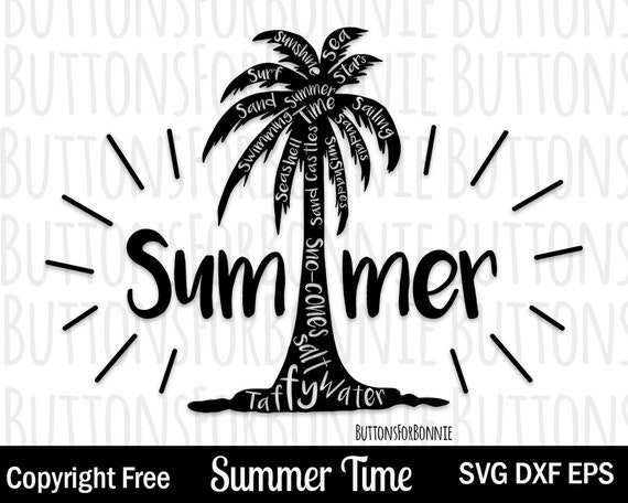 Download Summer Svg Ocean Svg Beach Svg Palm Tree Svg Sand Svg Etsy
