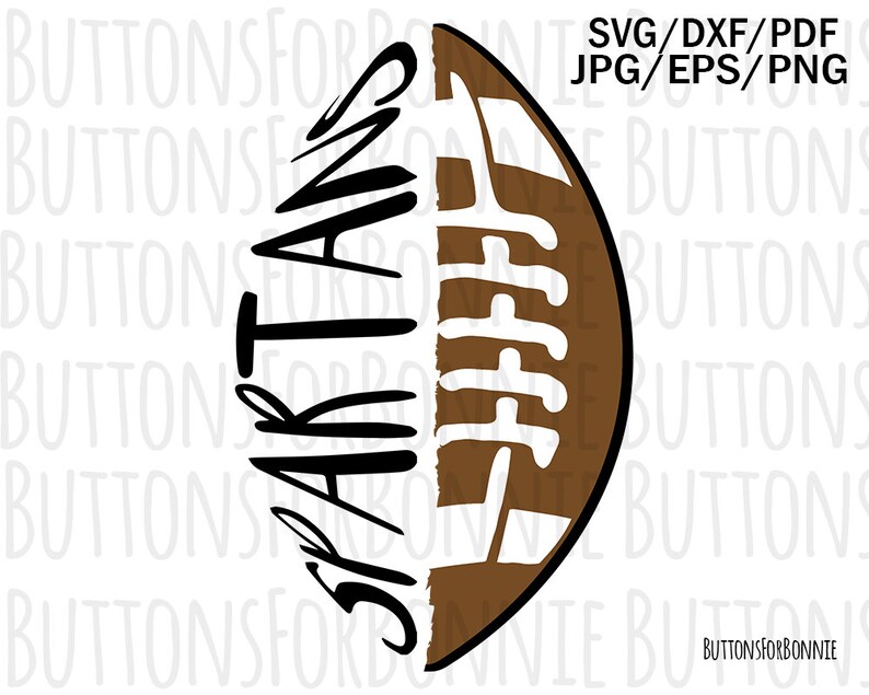 Download Spartan football svg spartan svg football svg cut file | Etsy