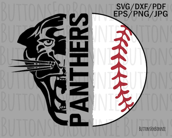 Panthers Baseball Svg Baseball Svg Baseball Mom Svg Cut Etsy