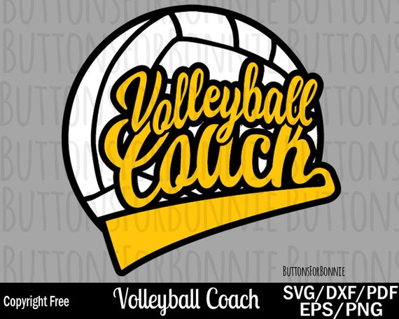 Volleyball Coach Svg Volleyball Svg Coach Volleyball Mom Etsy