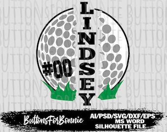 golf svg, golf template, golf mom svg, golf shirt svg, cut file, iron on, cricut, name, decal, golf team svg, golf player, silhouette