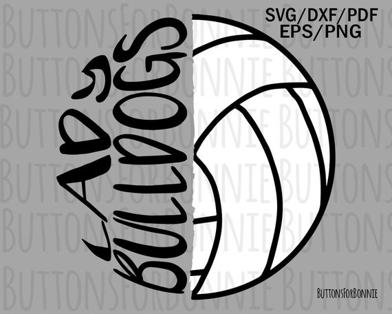 Download Lady Bulldogs Volleyball Svg Volleyball Mom Svg Cut File Etsy