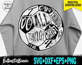 Soccer svg, Soccer shirt svg, soccer design svg, cutting file, christian svg, religious soccer, christian soccer, 4 13, soccer bible, cricut