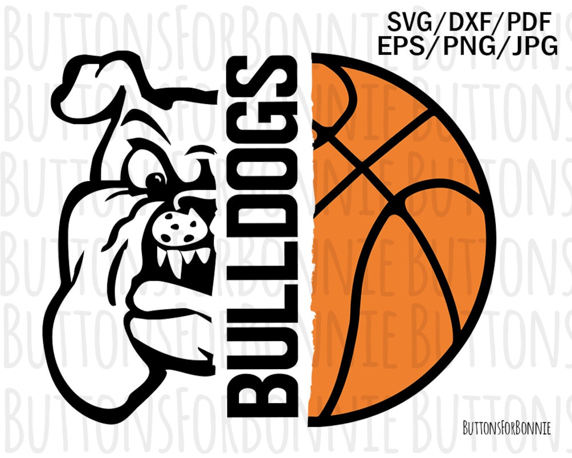 Bulldogs mascot bulldogs svg basketball svg bulldogs | Etsy