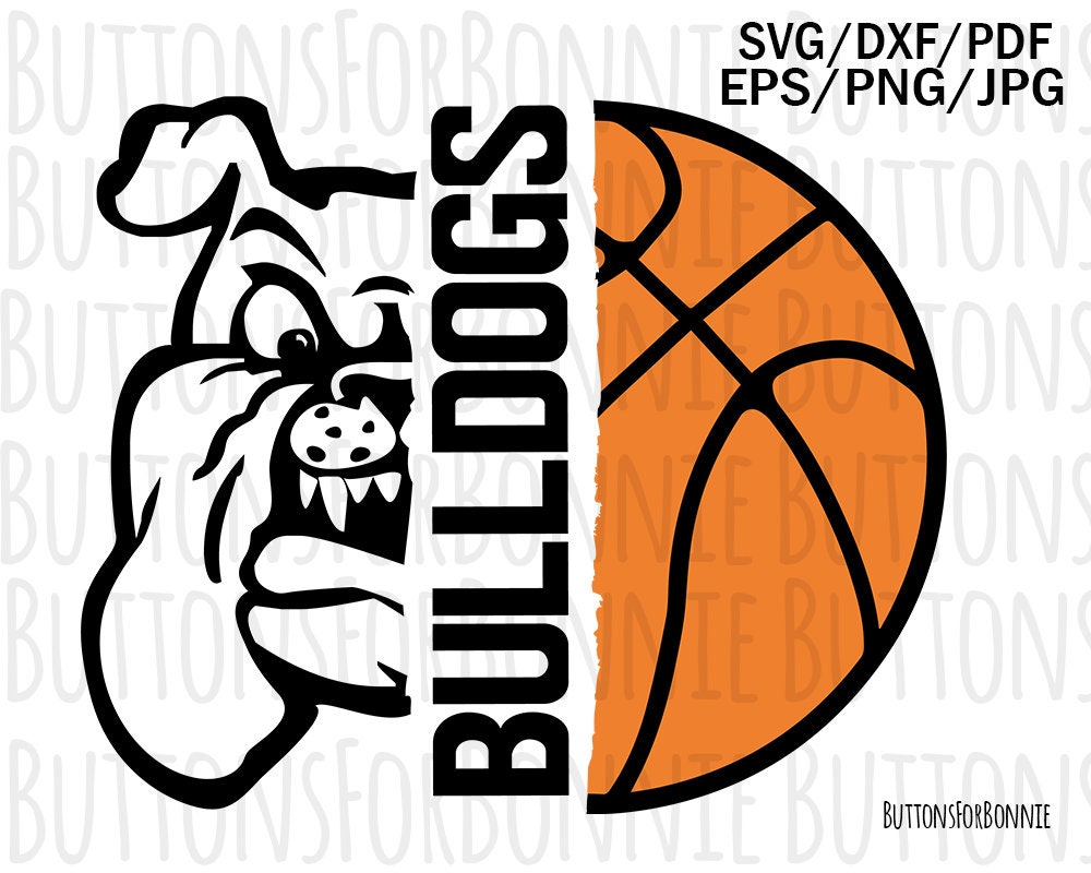 Bulldogs mascot bulldogs svg basketball svg bulldogs Etsy