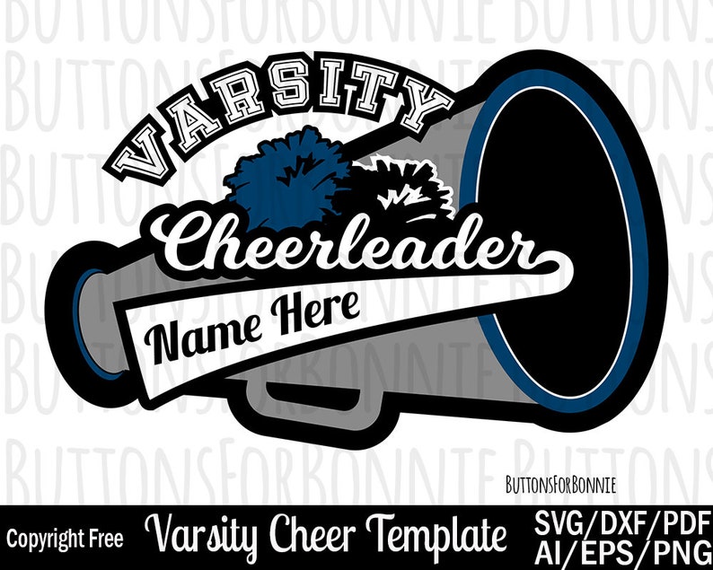Download Varsity cheerleader svg cheer svg template cheer mom cheer ...