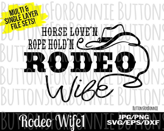 Download Rodeo Wife Svg Digital Cutting File Rodeo Svg Horse Svg Etsy