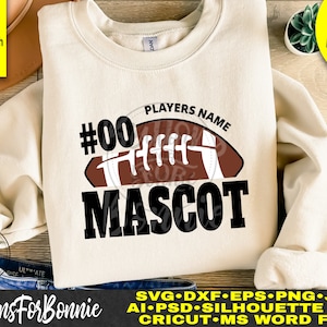 football svg, football player, template, locker decor, football mom svg, football shirt svg, cut file, team spirit, cricut, silhouette