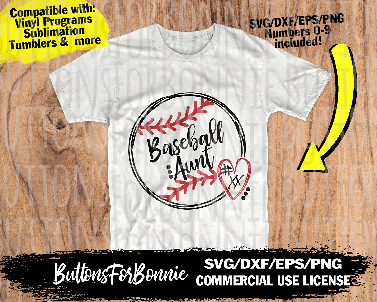 Baseball Svg Baseball Aunt Baseball Shirt Baseball Aunt Etsy