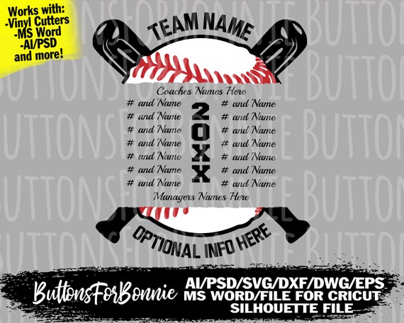 Baseball Svg Template Champion Svg All Star Svg All Star 