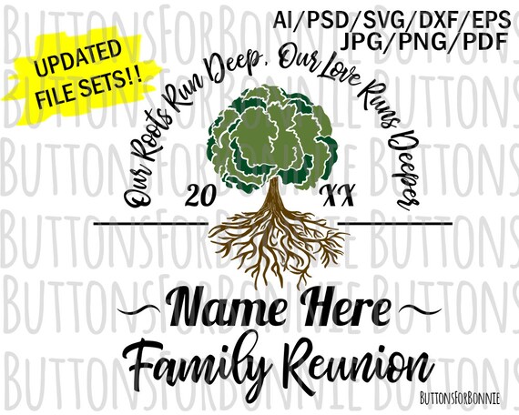 Download Family Reunion svg our roots run deep tree svg roots svg ...