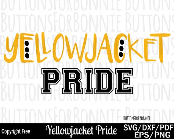 Download Yellow Jacket Pride Svg Bee Svg Pride Svg Cut File Sports Etsy