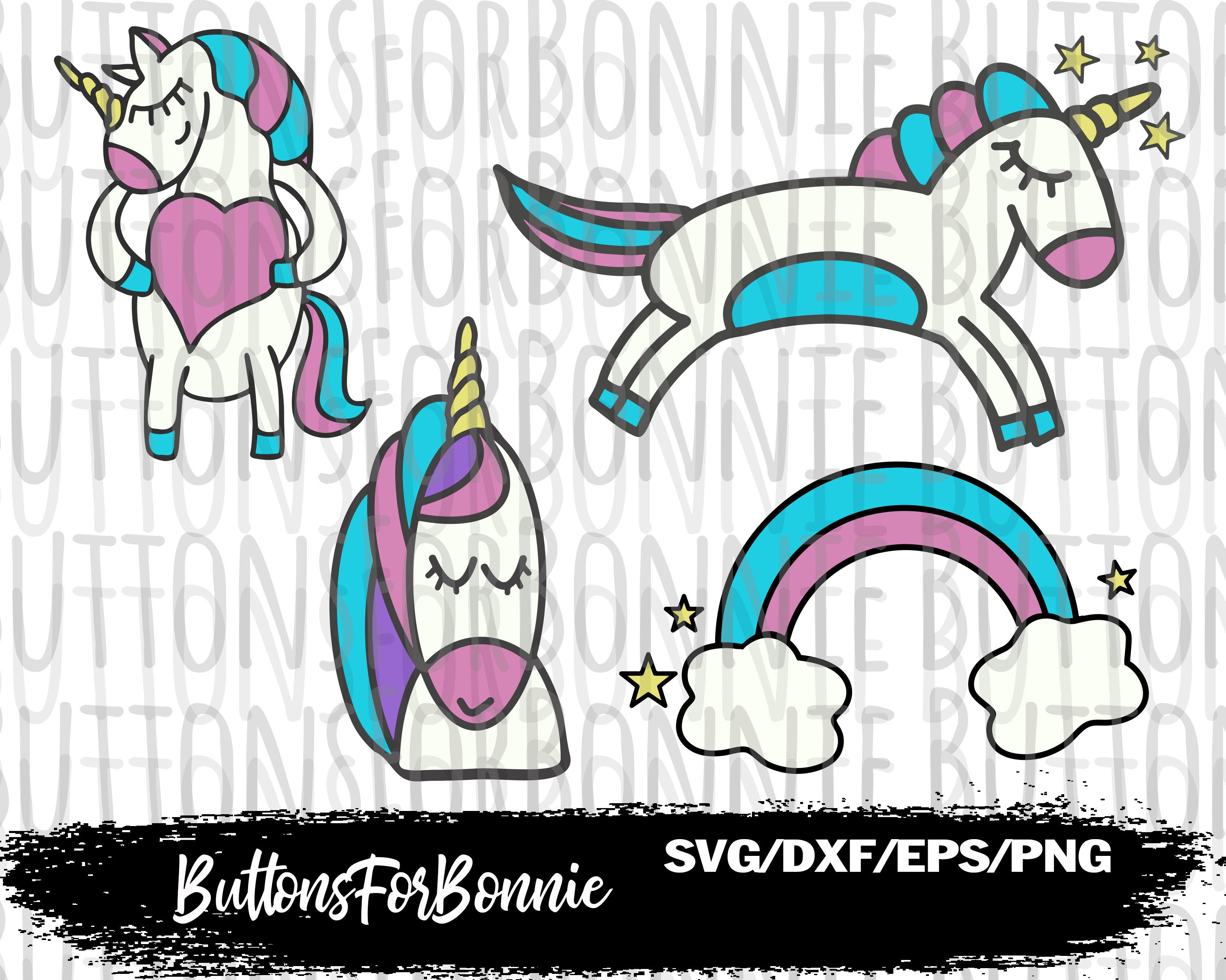 Unicorn svg rainbow svg unicorn cut file cut file iron on | Etsy