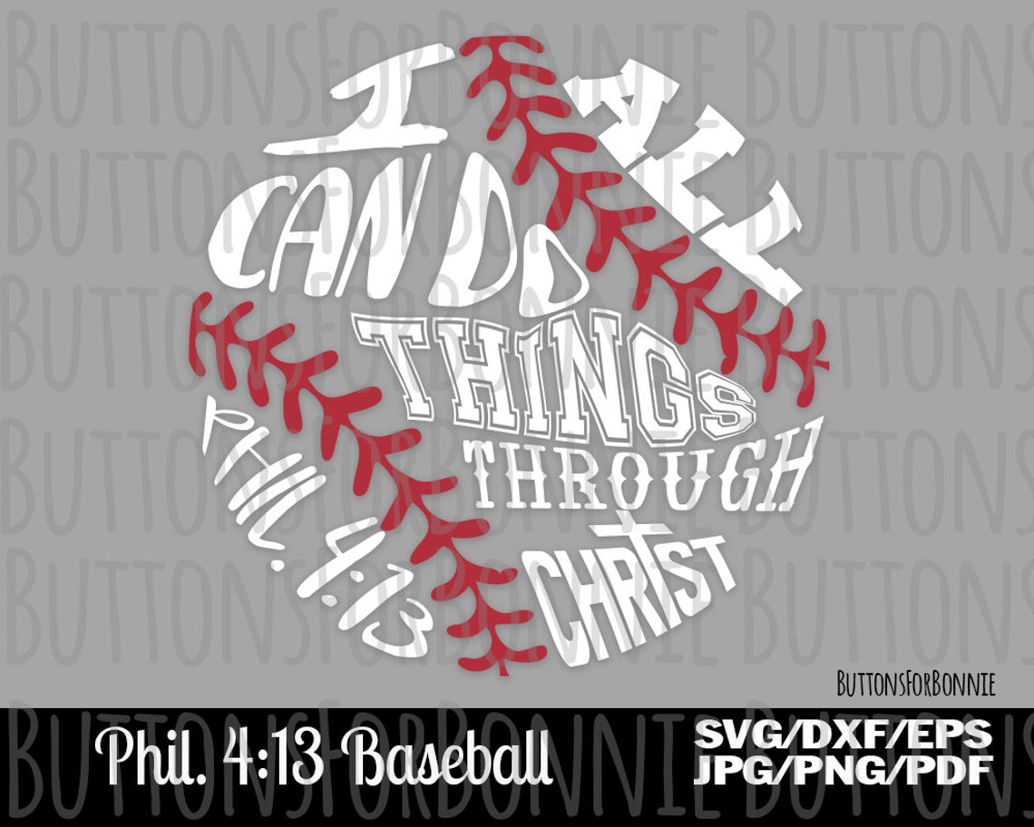 Baseball Svg Baseball Scripture Philippian Baseball Bible - Etsy