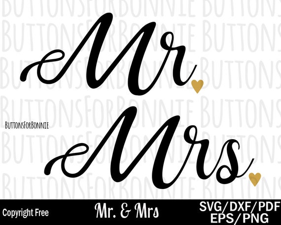 Download Mr And Mrs Svg Wedding Tie The Knot Cutting File Cricut Etsy SVG, PNG, EPS, DXF File