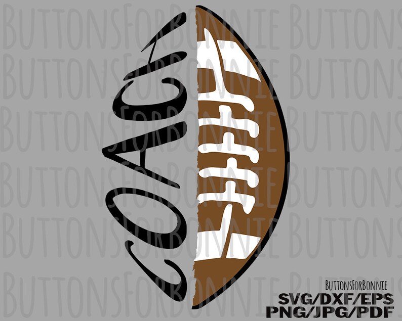 Football coach football svg football coach gift coach