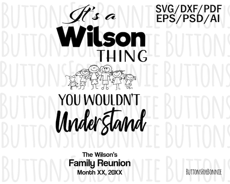 Download Pdf Stick People Svg Cutting File Reunion Svg Template Family Reunion Svg Cricut Family Svg Family Shirt Svg Its A Family Thing Clip Art Art Collectibles
