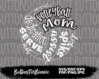 volleyball svg, volleyball mom svg, cut file, volleyball team, volleyball mom shirt, volleyball mom, cricut, silhouette, team spirit