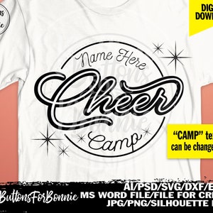 cheer svg, cheerleader svg, cheer mom svg, cheer shirt svg, cheer shirt design, cheer camp svg, template, cut file, cricut, silhouette