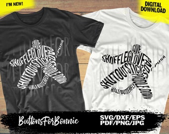 hockey svg, goalie svg, hockey goalie words, goalie mom svg, digital cutting file, iron on, cricut, silhouette, sublimation, PNG,