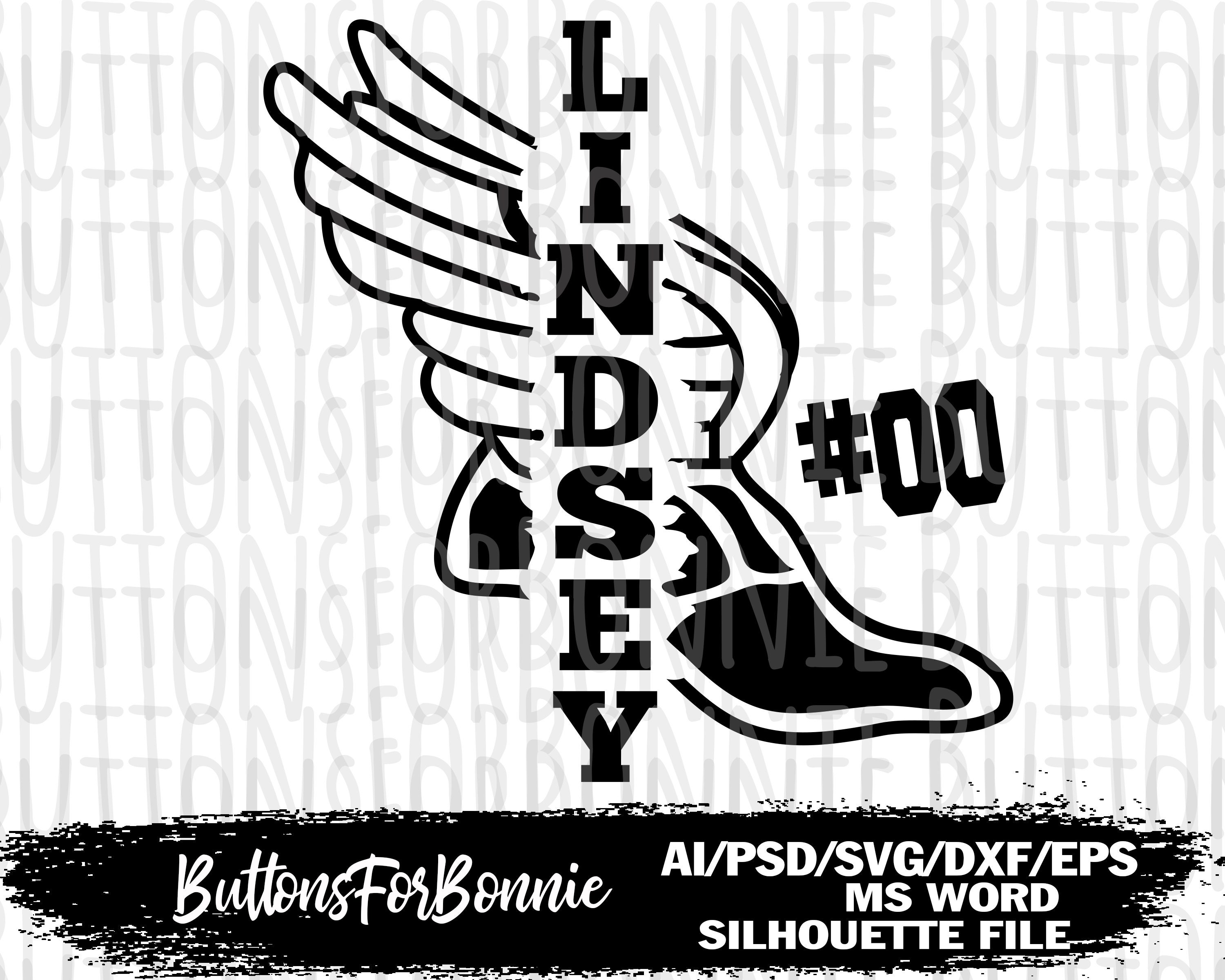 Track and Field Svg Cross Country Svg Runner Template Track Etsy