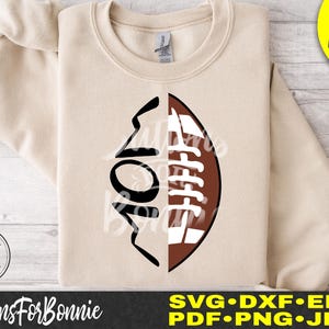 Football mom svg, Football svg, Football mom shirt, cut file, iron on, cricut, silhouette, brothers, sublimation, Football team mom