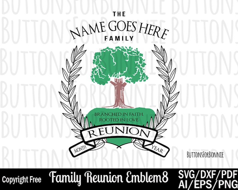 Download Family Reunion svg Rooted in love tree svg roots svg | Etsy