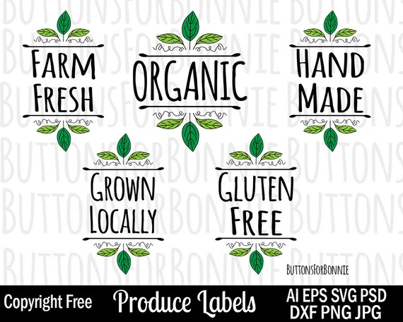 Locally Grown Svg Farm Fresh Svg Organic Svg Gluten Free Etsy