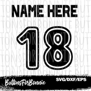 Jersey number svg, jersey back svg, jersey template svg, numbers svg, volleyball svg, cutting file, softball svg, baseball svg, football svg
