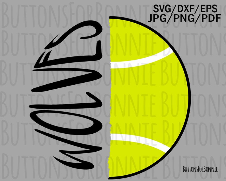 team shirt shirt design Wolves tennis school spirit cricut tennis svg cut file sport svg tennis team tennis mom svg