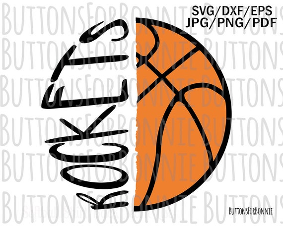 Rockets Basketball Svg Basketball Svg Basketball Mom Svg | Etsy