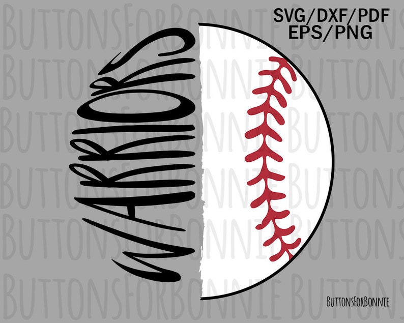 Download Warriors baseball svg baseball player baseball shirt | Etsy