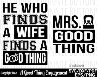 A Good thing svg, Ehering svg, Ring svg, Hochzeit svg, Verlobung svg, digitale Schneidedatei, Braut, Bräutigam, Shirt Design, mrs good thing