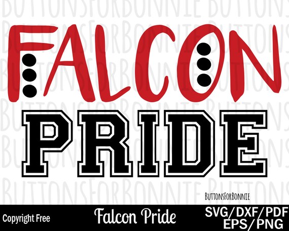 Falcon Pride Svg Falcon Svg Pride Svg Cut File Sports Svg Etsy
