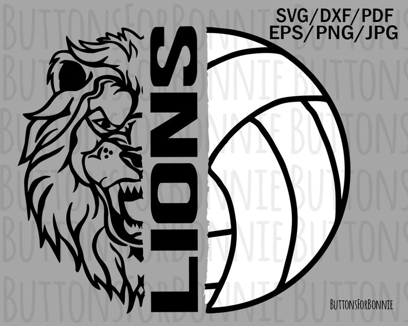 Download Clip Art Cricut Shirt Design Lions Svg Volleyball Svg School Spirit Cut File Volleyball Mom Svg Team Shirt Lions Volleyball Sport Svg Art Collectibles