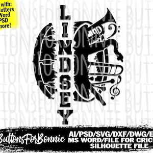 band svg, marching band svg, band mom svg, DXF, EPS, template, digital cutting file, cricut, silhouette, iron on, marching band blast,