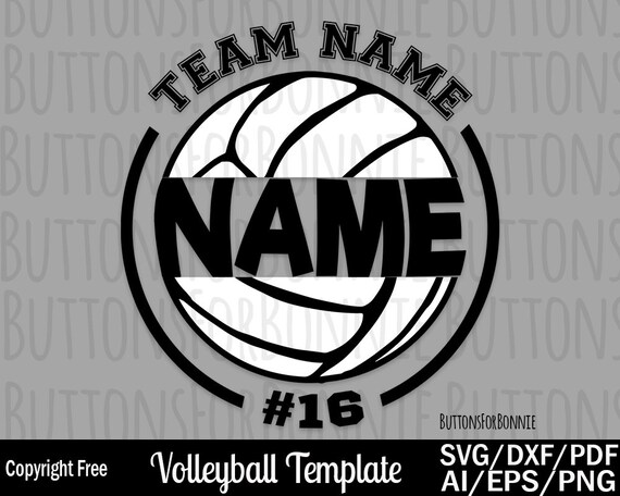 Volleyball Svg Template Volleyball Mom Svg Volleyball Shirt Etsy