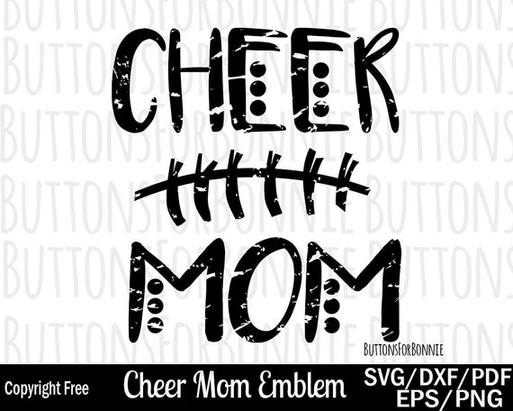Download Cheer Mom Svg Digital Cutting File Cheer Decal Cheer Mom Etsy