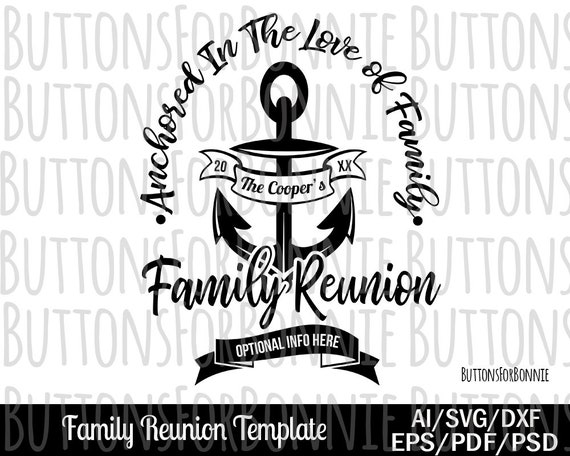 Download Family Reunion Svg Family Cruise Svg Anchored In Love Svg Etsy