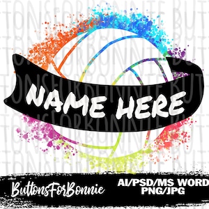 Volleyball, template, sublimation, printable, locker sign, Volleyball mom, Volleyball shirt, iron on, name, Volleyball player, team, emblem