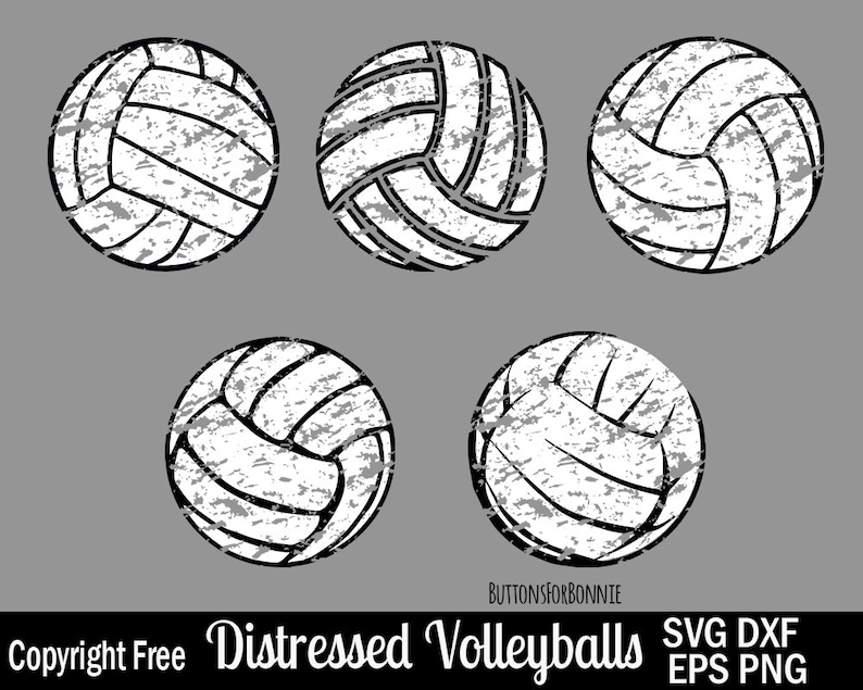 Volleyball SVG Distress Volleyball Vector Kid Shirt Design Etsy