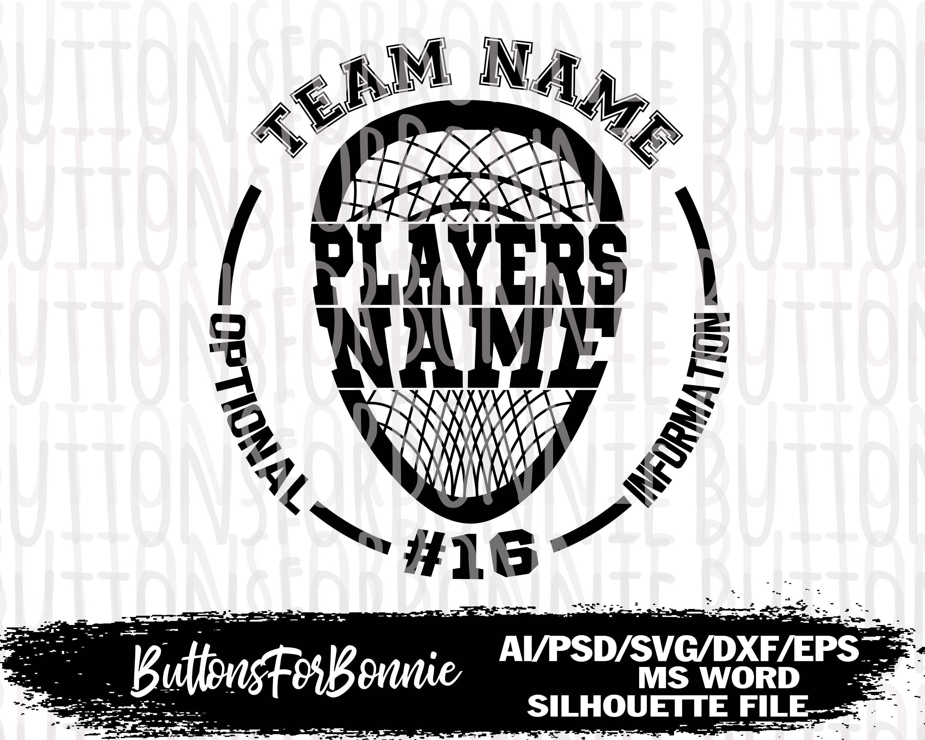 Lacrosse Svg Lacrosse Goalie Svg Template Lacrosse Mom Svg Etsy