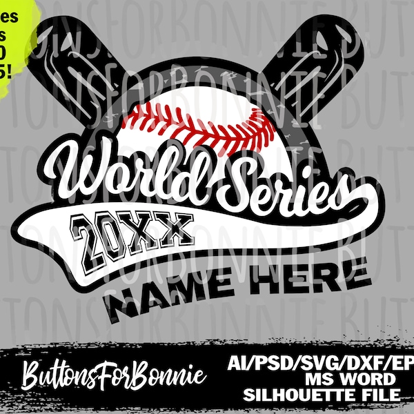 World Series svg, baseball svg, sports, Little league, stitching, swoosh, template, World Series shirt, team shirt svg, cut file, iron on