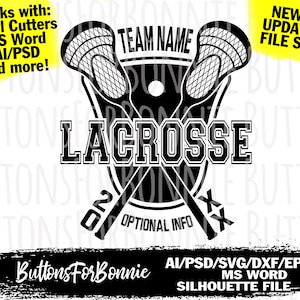 lacrosse svg, lacrosse team svg, diseño de camiseta, camiseta lacrosse svg, archivo de corte, plantilla de lacrosse, emblema de lacrosse, logotipo, calcomanía de coche, jugador