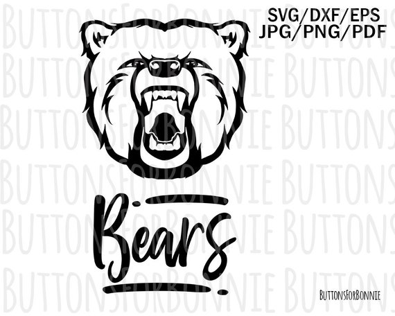 Bears Svg Bear Pride Volleyball Svg Football Svg Soccer Etsy